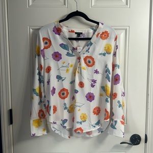 NWT Ann Taylor Small Floral Blouse